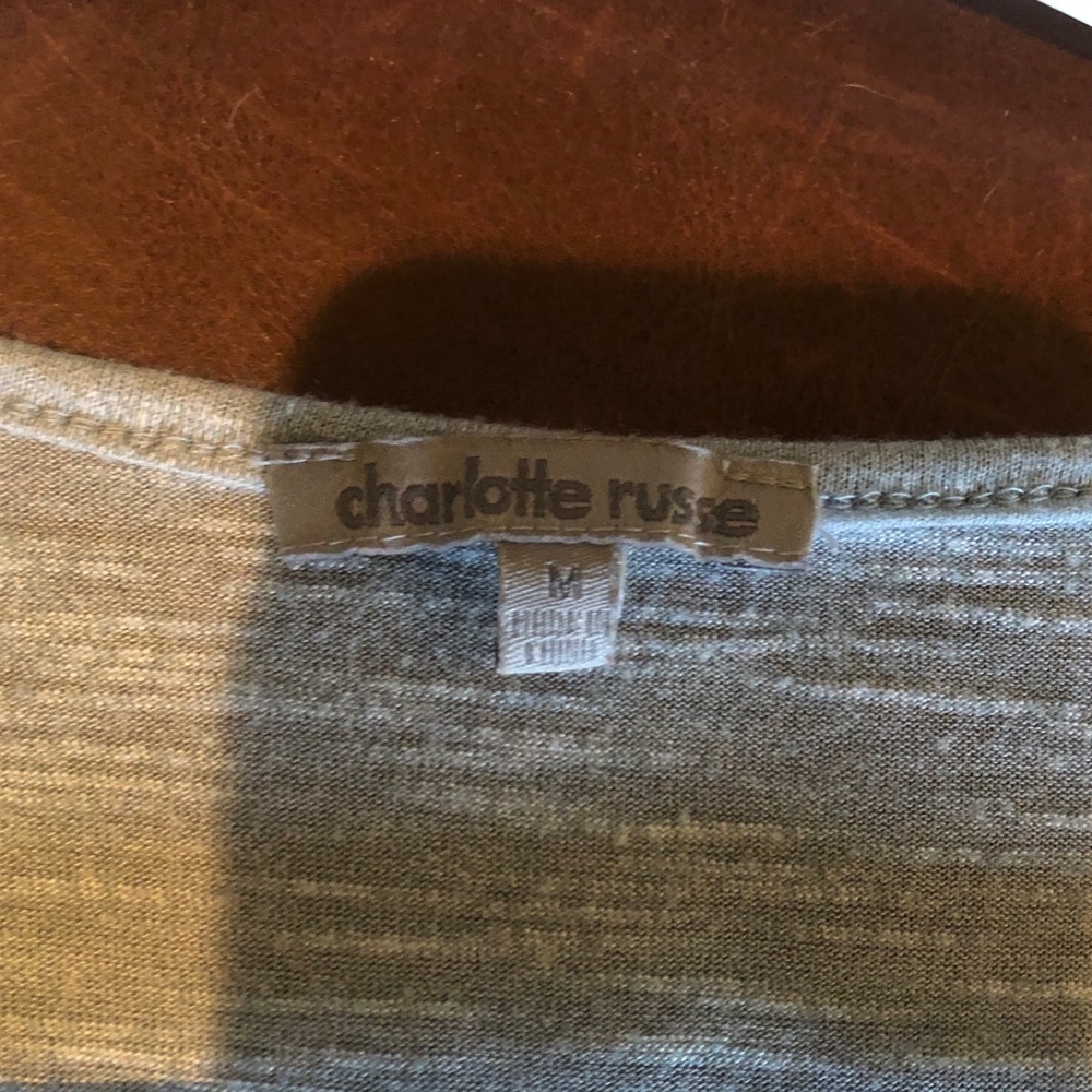 Charlotte Russe cut out tee.